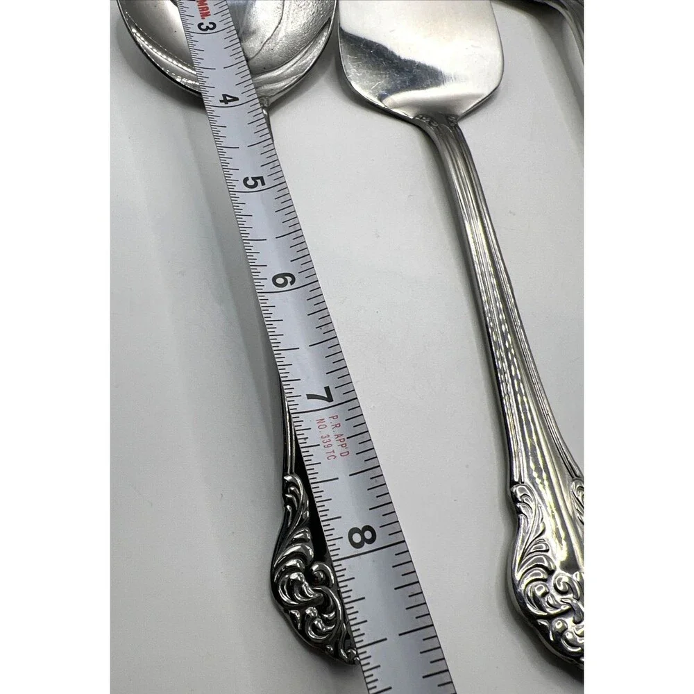 5 Pc Serving Set Reed Barton Select Serving Stainless Korea Cutlery Flatware